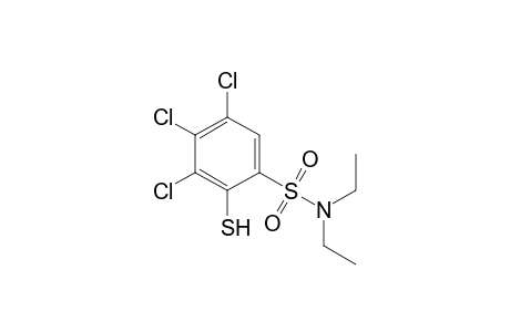 Benzenesulfonamide, 3,4,5-trichloro-N,N-diethyl-2-mercapto-