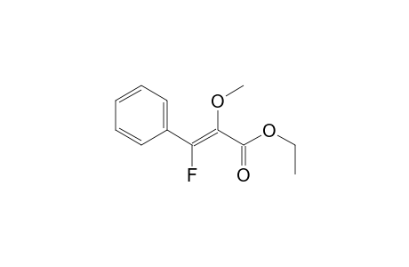Ethyl (E)-3-Phenyl-3-fluoro-2-methoxypropenoate
