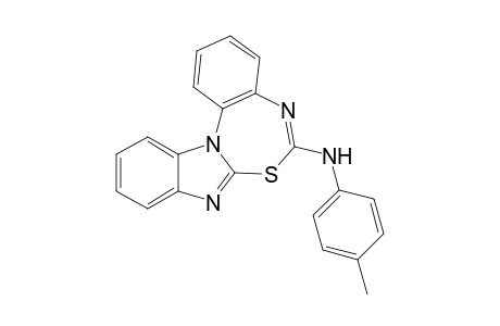 7-(4-Methylphenylamino)[1,3,6]-benzothiadiazepino[3,2-a]benzimidazole