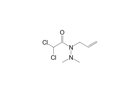 2,2-bis(chloranyl)-N',N'-dimethyl-N-prop-2-enyl-ethanehydrazide