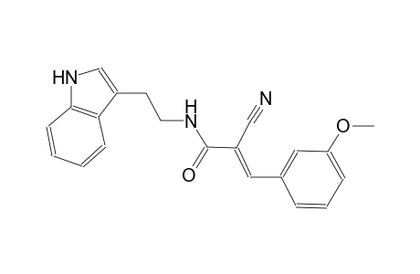 (2E)-2-cyano-N-[2-(1H-indol-3-yl)ethyl]-3-(3-methoxyphenyl)-2-propenamide