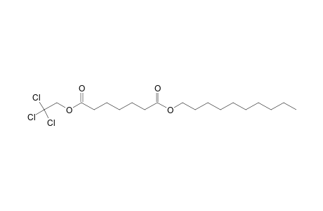 Pimelic acid, 2,2,2-trichloroethyl decyl ester