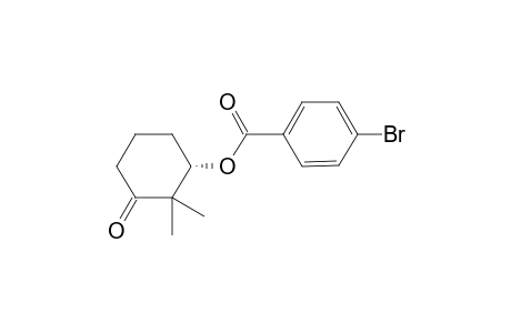 (S)-2,2-Dimethyl-3-oxocyclohexyl 4-bromobenzoate