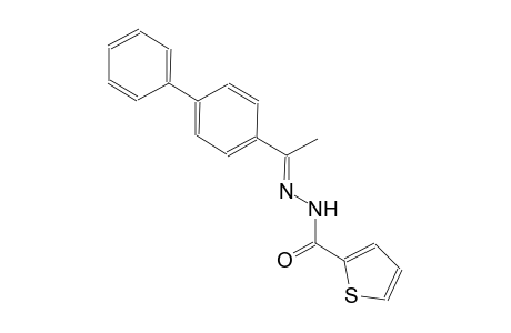 N'-[(E)-1-[1,1'-biphenyl]-4-ylethylidene]-2-thiophenecarbohydrazide