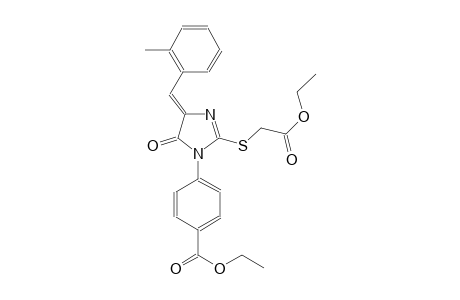 benzoic acid, 4-[(4Z)-2-[(2-ethoxy-2-oxoethyl)thio]-4,5-dihydro-4-[(2-methylphenyl)methylene]-5-oxo-1H-imidazol-1-yl]-, ethyl ester