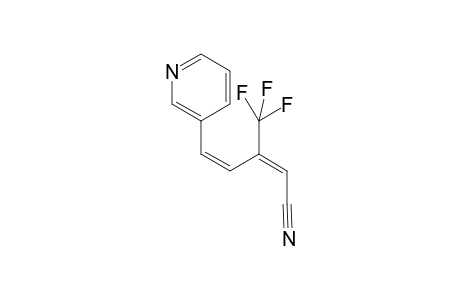 (2E,4Z)-5-(Pyridin-3-yl)-3-(trifluoromethyl)penta-2,4-dienenitrile
