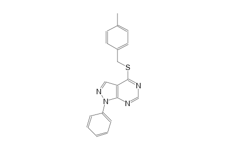 4-methylbenzyl 1-phenyl-1H-pyrazolo[3,4-d]pyrimidin-4-yl sulfide