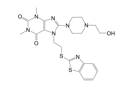 7-[2-(1,3-benzothiazol-2-ylsulfanyl)ethyl]-8-[4-(2-hydroxyethyl)-1-piperazinyl]-1,3-dimethyl-3,7-dihydro-1H-purine-2,6-dione