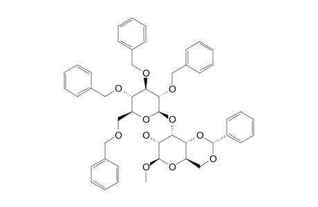 METHYL-4,6-O-BENZYLIDENE-3-O-(2,3,4,6-TETRA-O-BENZYL-BETA-D-GLUCOPYRANOSYL)-BETA-D-ALLOPYRANOSIDE