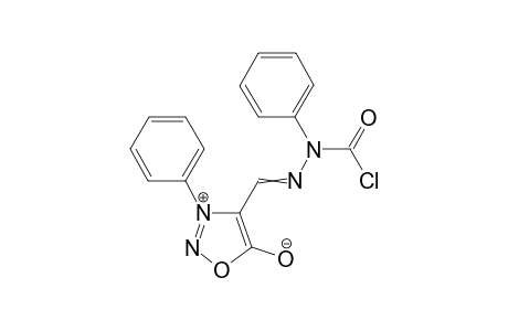 3-Phenylsydnon-4-ylformaldehyde alpha-chloroformylphenylhydrazone