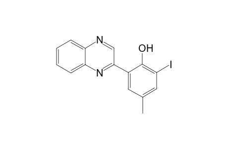 2-iodo-4-methyl-6-(quinoxalin-2-yl)phenol
