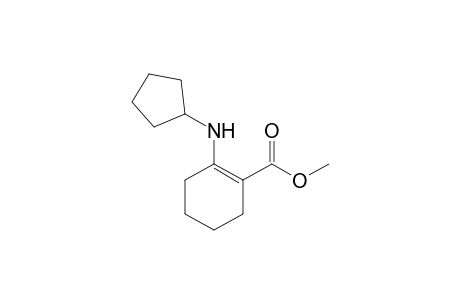 2-(cyclopentylamino)-1-cyclohexenecarboxylic acid methyl ester