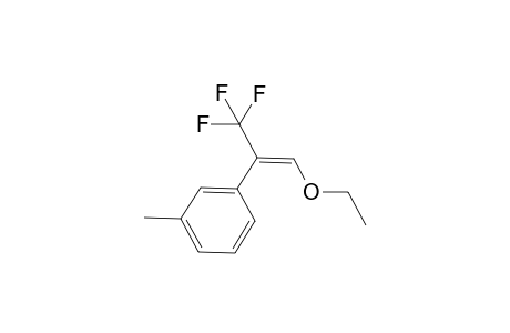1-[(E)-1-ethoxy-3,3,3-trifluoroprop-1-en-2-yl]-3-methylbenzene