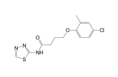 4-(4-chloro-2-methylphenoxy)-N-(1,3,4-thiadiazol-2-yl)butanamide