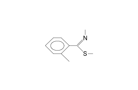 Methyl N,2'-dimethyl-thiobenzimidate