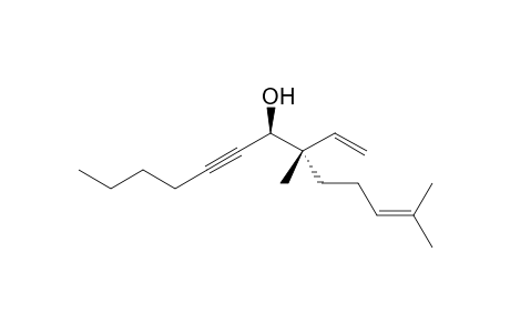 (6S*,7S*)-2,6-Dimethyl-6-ethenyltridec-2-en-8-yn-7-ol