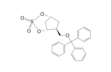 (+/-)-T-4-[(RIPHENYLMETHOXY)-METHYL]-CYCLOPENTANE-R-1,C-3-DIYL-SULFATE
