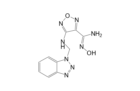 4-[(1H-1,2,3-benzotriazol-1-ylmethyl)amino]-N'-hydroxy-1,2,5-oxadiazole-3-carboximidamide