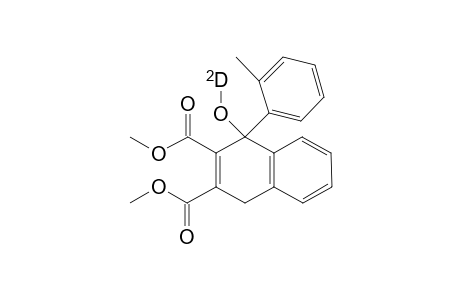 1,4-Dihydro-1-(0-tolyl)-1-deuterioxy-2,3-dimethoxycarbonylnaphthalene