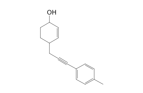 4-(3-(p-Tolyl)prop-2-yn-1-yl)cyclohex-2-enol