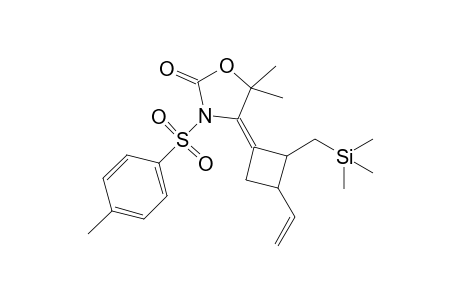 5,5-Dimethyl-3-p-toluenesulfonyl-4-(trimethylsilylmethyl-3-vinylcyclobutylidene)oxazolidin-2-one