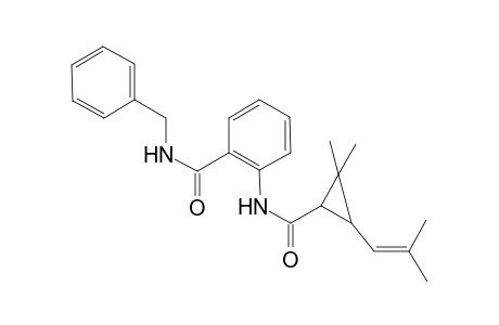 Benzamide, 2-[[[2,2-dimethyl-3-(2-methyl-1-propenyl)cyclopropyl]carbonyl]amino]-N-(phenylmethyl)-