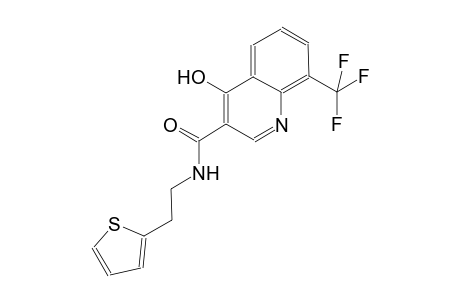 3-quinolinecarboxamide, 4-hydroxy-N-[2-(2-thienyl)ethyl]-8-(trifluoromethyl)-