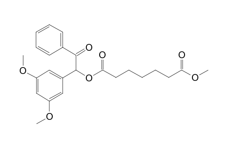 Pimelic acid (3',5'-Dimethoxybenzoin) ester Methyl ester