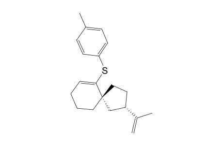 (2S,5R)-2-Isopropenyl-6-(p-tolylthio)spiro[4.5]dec-6-ene