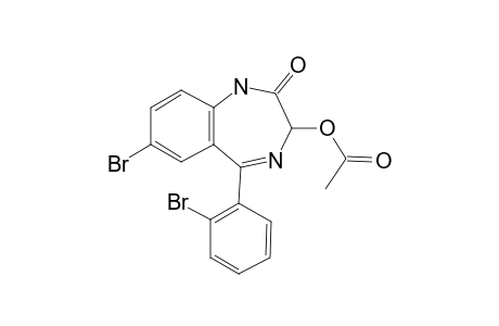 Acetic acid 7-bromo-5-(2-bromo-phenyl)-2-oxo-2,3-dihydro-1H-benzo[E][1,4]diazepin-3-yl ester