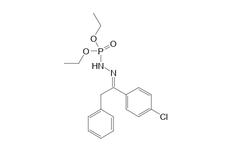 Diethyl (2-(1-(4-chlorophenyl)-2-phenylethylidene)hydrazinyl)phosphonate