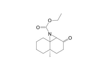 (4aR)-2-keto-4a-methyl-3,4,5,6,7,8-hexahydro-1aH-naphth[1,8a-b]azirine-1-carboxylic acid ethyl ester