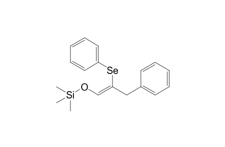 3-Phenyl-2-phenylseleno-1-trimethylsiloxypropene