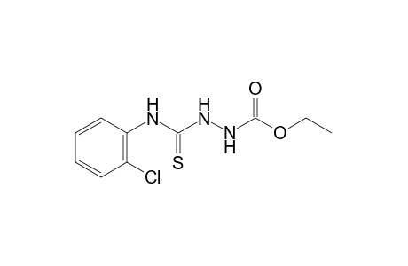 3-[(o-chlorophenyl)thiocarbamoyl] carbazic acid, ethyl ester