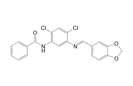 Benzamide,n-[2,4-dichloro-5-(3,4-methylenedioxybenzylidenamino)phenyl]-