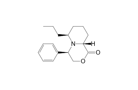 (4R,6S,9aR)-4-phenyl-6-propyl-4,6,7,8,9,9a-hexahydro-3H-pyrido[2,1-c][1,4]oxazin-1-one