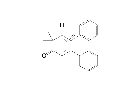 (1S*,4R*)-1,3,3-Trimethyl-5-methylene-7,8-diphenylbicyclo[2.2.2]oct-7-ene-2-one