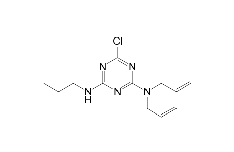 6-Chloranyl-N2,N2-bis(prop-2-enyl)-N4-propyl-1,3,5-triazine-2,4-diamine