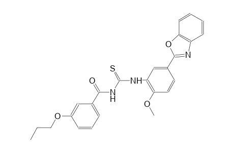 thiourea, N-[5-(2-benzoxazolyl)-2-methoxyphenyl]-N'-(3-propoxybenzoyl)-