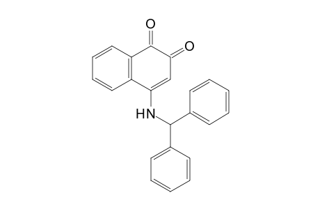 4-[(Diphenylmethyl)amino]-1,2-naphthalenedione