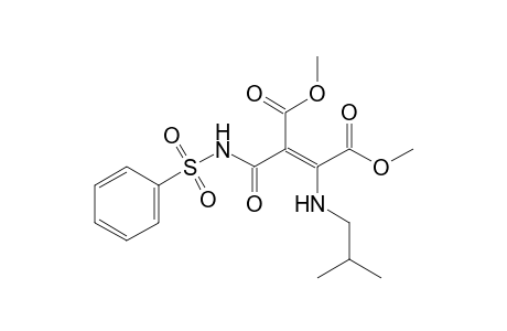 Dimethyl (E)-3-{[(Phenylsulfonyl)amino]carbonyl}-2-(isobutylamino)but-2-enedioate