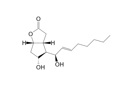 (1S*,5R*,6R*,7R*)-7-Hydroxy-6-[(1R*)-1-hydroxyoct-2(E)-enyl]-2-oxabicyclo[3.3.0]octan-3-one