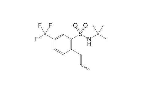 N-(tert-Butyl)-2-(prop-1-en-1-yl)-5-(trifluoromethyl)benzenesulfonamide