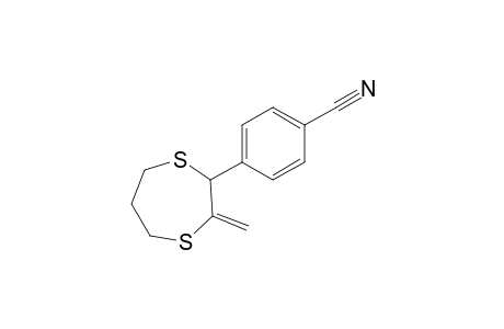 4-(3-Methylene-1,4-dithiepan-2-yl)benzonitrile