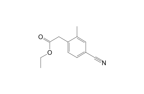 Ethyl 2-(4-cyano-2-methylphenyl)acetate