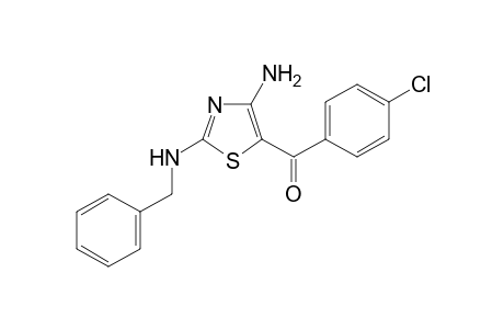 Methanone, [4-amino-2-[(phenylmethyl)amino]-5-thiazolyl](4-chlorophenyl)-