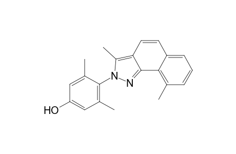 Phenol, 4-(3,9-dimethyl-2H-benz[g]indazol-2-yl)-3,5-dimethyl-
