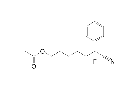 7-Acetoxy-2-fluoro-2-phenylheptanenitrile