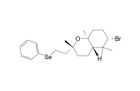 (2.alpha.,4a.beta.,6.alpha.,8a.alpha.)-(.+-.)-6-Bromooctahydro-2,5,5,8a-tetramethyl-2-[2-(phenylseleno)ethyl]-2H-1-benzopyran