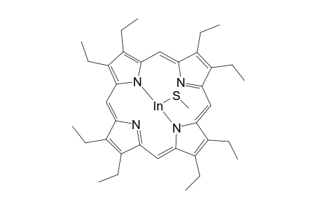 Indium, (methanethiolato)[2,3,7,8,12,13,17,18-octaethyl-21H,23H-porphinato(2-)-N21,N22,N23,N24]-, (SP-5-12)-